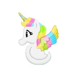 Rainbow Unicorn Seapony